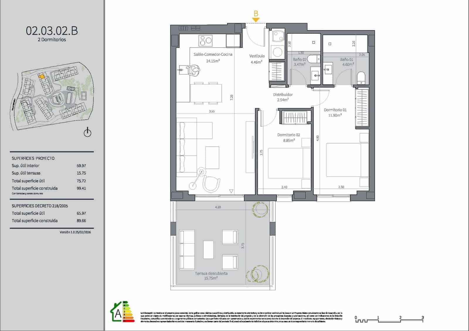 2 bedroom Apartment for sale in Mijas Costa with pool - € 325,000 (Ref: 9724905)
