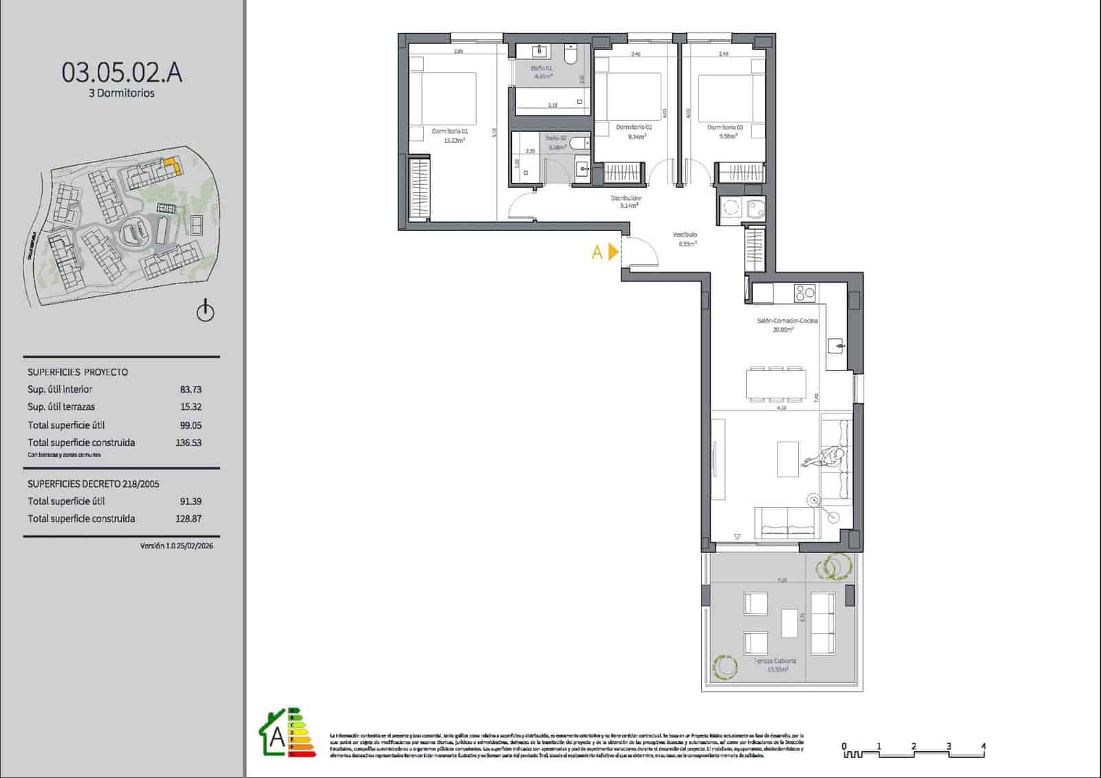 2 bedroom Apartment for sale in Mijas Costa with pool - € 325,000 (Ref: 9724905)