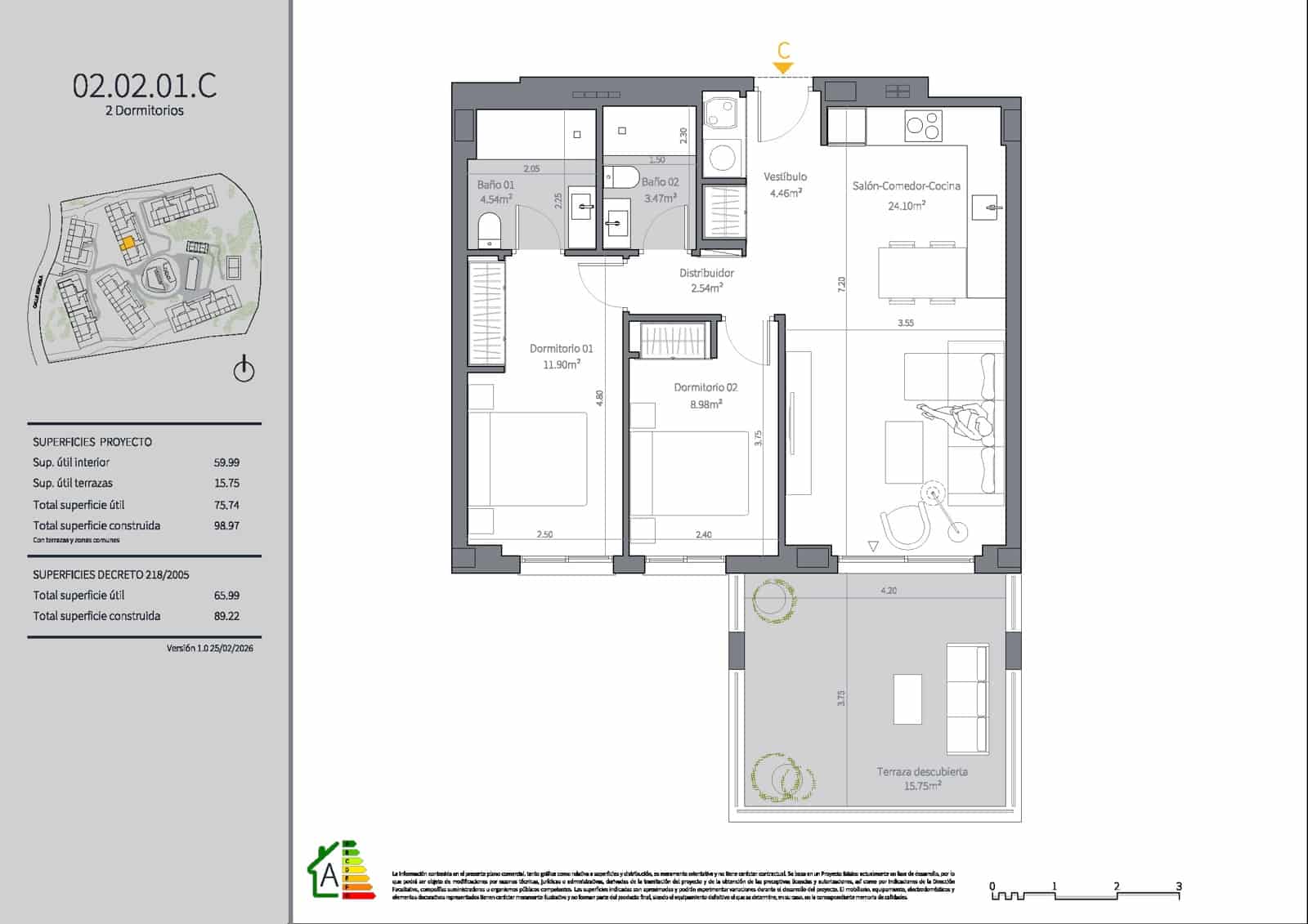 2 bedroom Apartment for sale in Mijas Costa with pool - € 325,000 (Ref: 9724905)