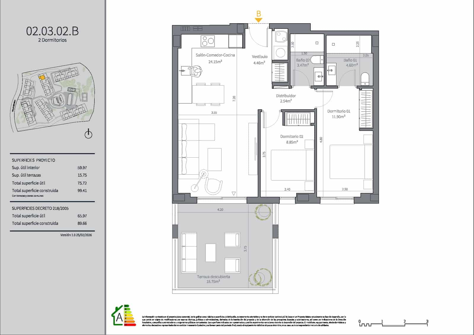 2 bedroom Apartment for sale in Mijas Costa with pool - € 325,000 (Ref: 9724905)