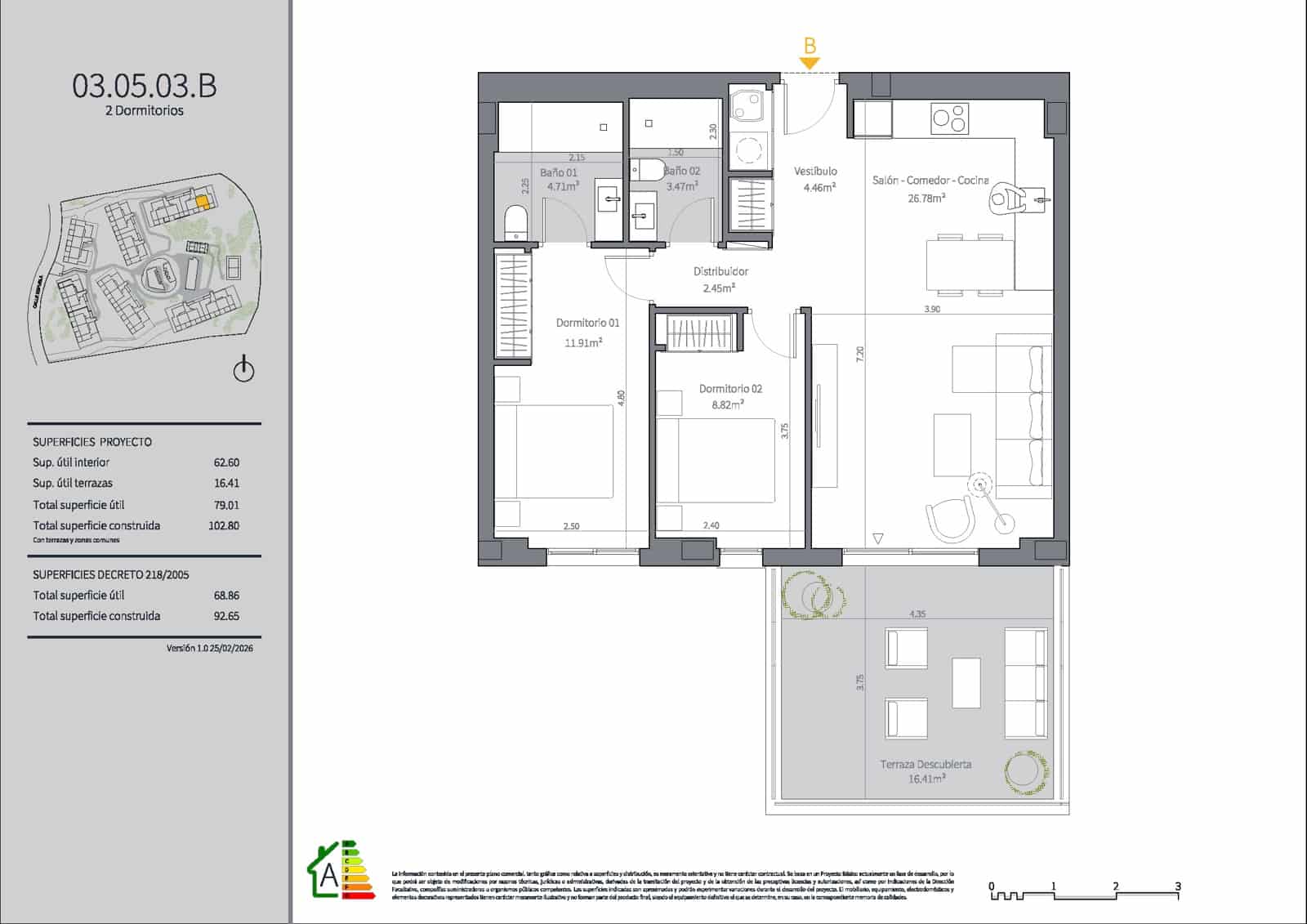 2 bedroom Apartment for sale in Mijas Costa with pool - € 325,000 (Ref: 9724905)