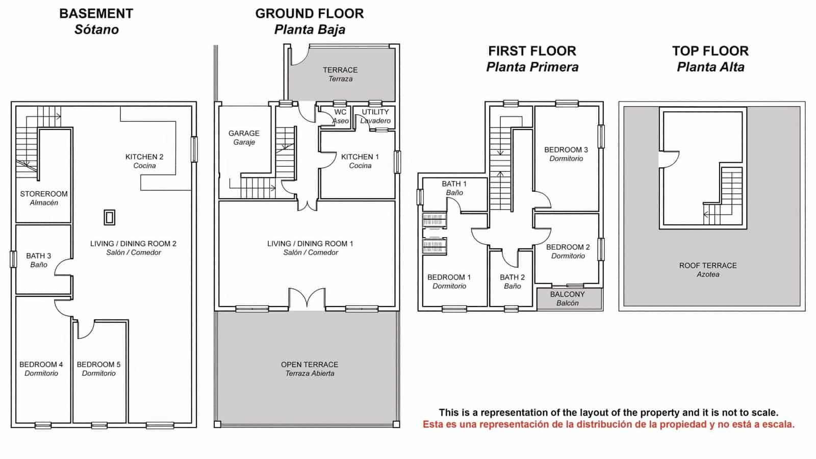 5 bedroom Townhouse for sale in Coin with pool garage - € 475,000 (Ref: 9965861)