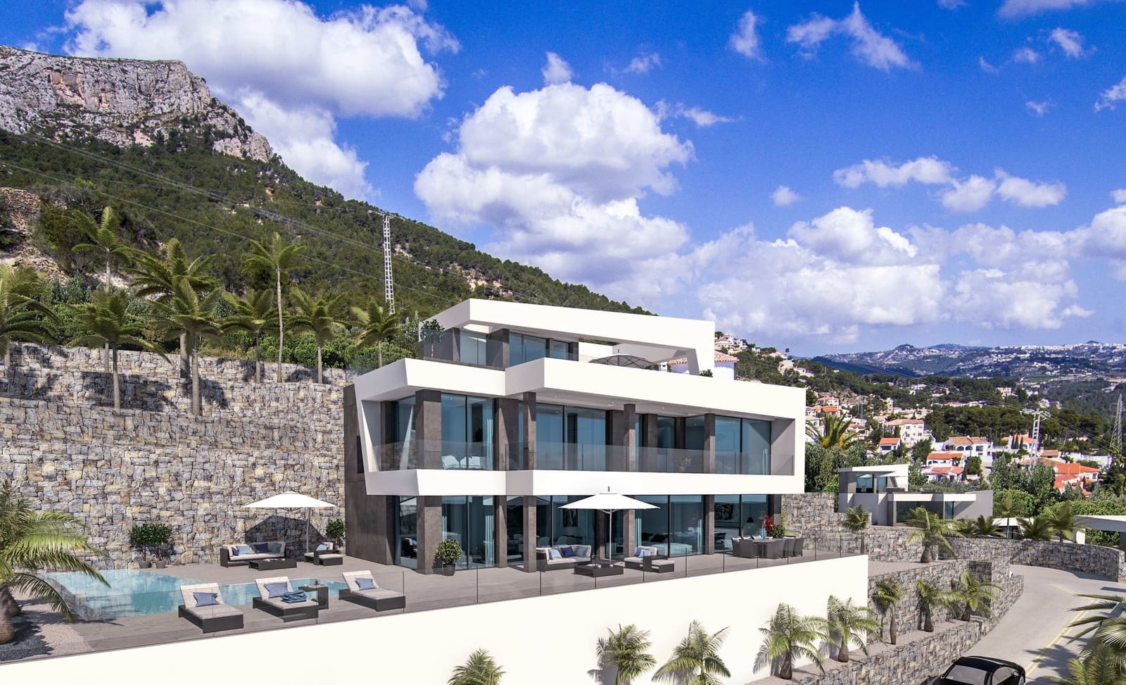 4 sypialnia Willa na sprzedaż w Calpe / Calp z basenem garażem - 1 850 000 € (Ref: 5414859)