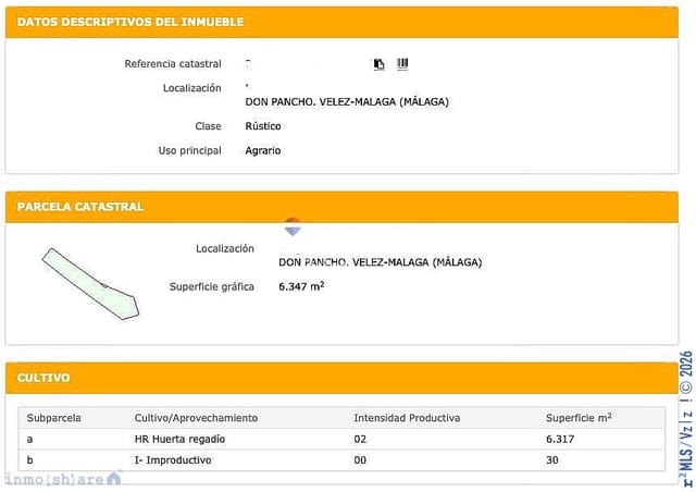 Finca/Hus på landet till salu i Trapiche, Vélez-Málaga - 225 000 € (Ref: 8848547)