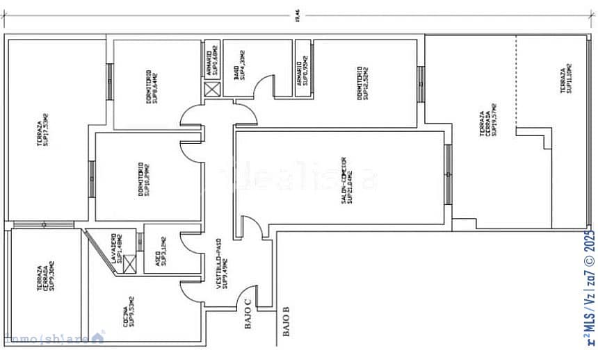 4 sypialnia Apartament na sprzedaż w La Cala del Moral z basenem - 415 000 € (Ref: 9447167)