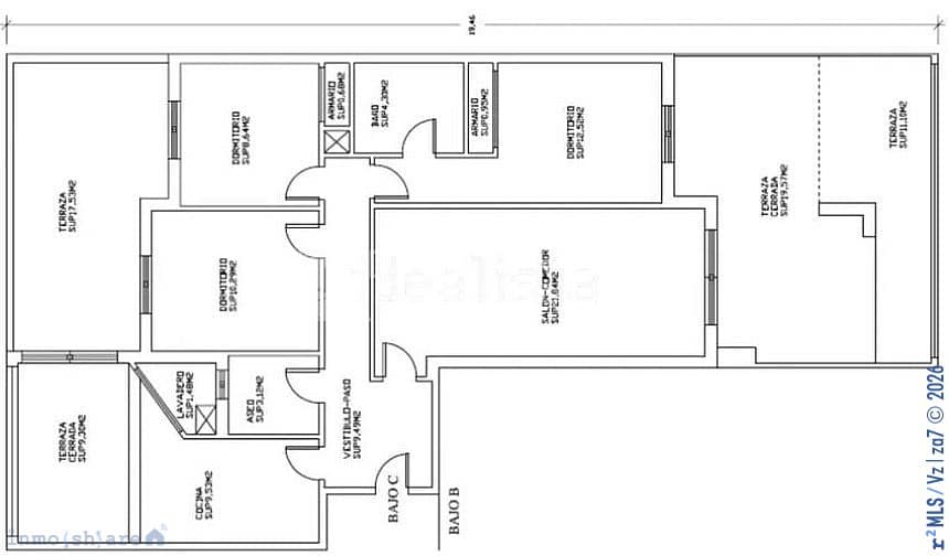 4 sypialnia Apartament na sprzedaż w La Cala del Moral z basenem - 415 000 € (Ref: 9447167)