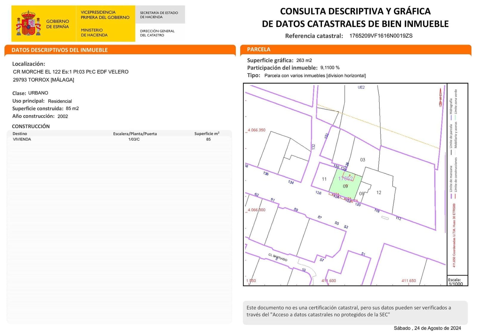 2 bedroom Apartment for sale in Torrox-Costa - € 235,000 (Ref: 9605330)