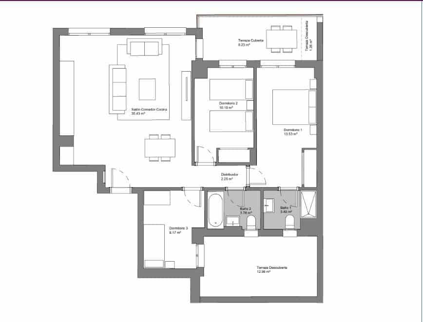 2 soveværelse Lejlighed til salg i Torre del Mar - € 269.950 (Ref: 9825177)