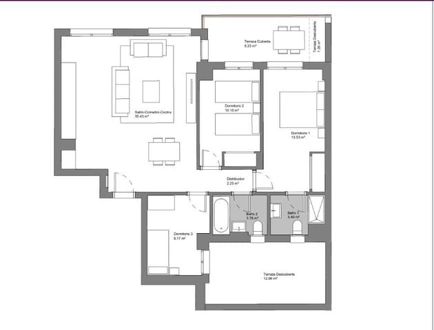 2 soveværelse Lejlighed til salg i Torre del Mar, Vélez-Málaga - € 269.950 (Ref: 9825177)