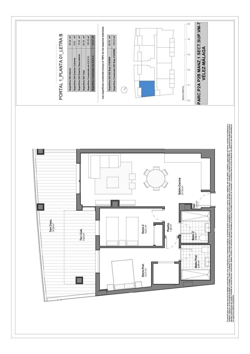 3 bedroom Flat for sale in Velez-Malaga with garage - € 269,950 (Ref: 9846172)