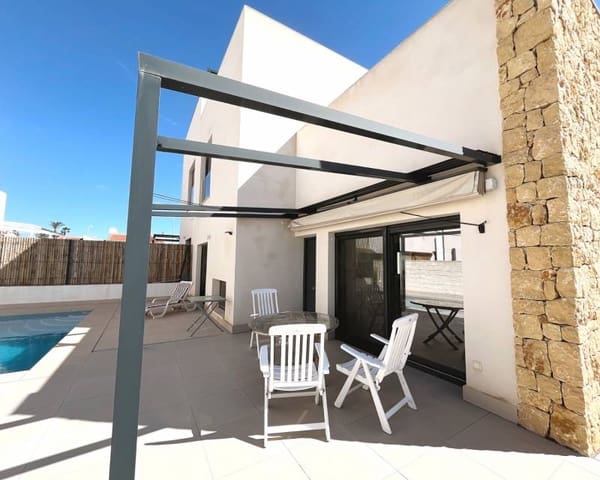 3 chambre Villa/Maison Semi-Mitoyenne à vendre à Pueblo Bravo, Rojales avec piscine - 409 500 € (Ref: 10052042)
