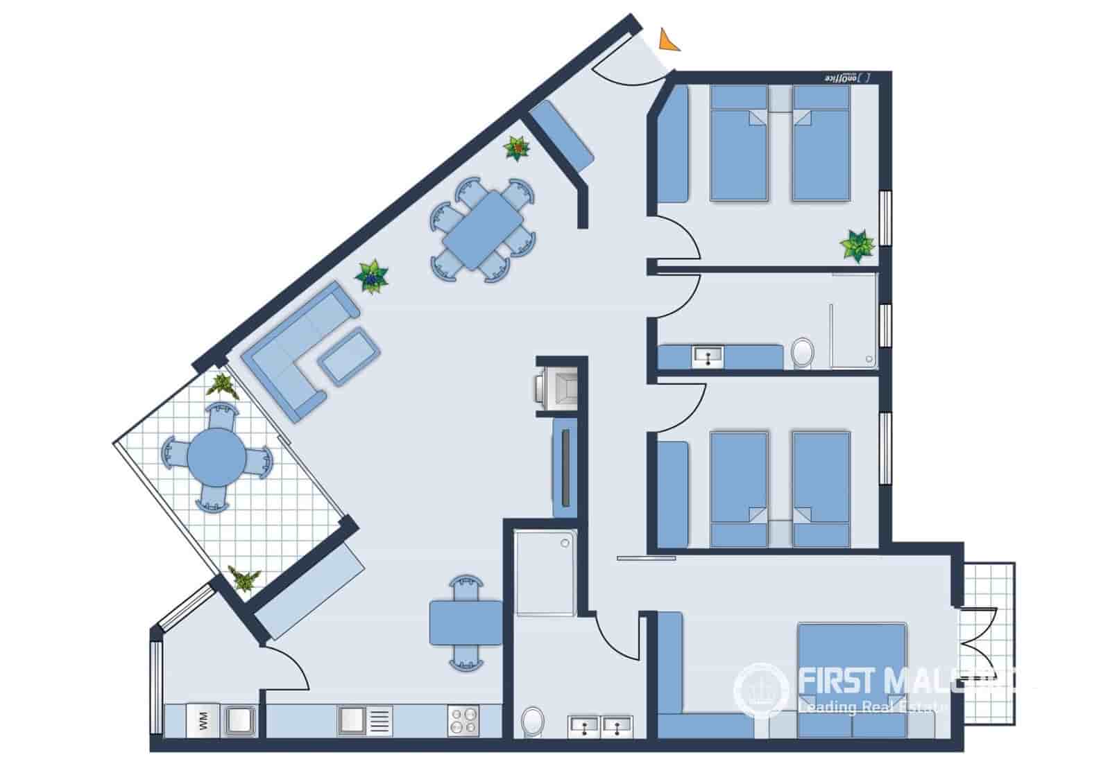3 slaapkamer Appartement te huur in Son Veri Nou met garage - € 2.750 (Ref: 10035770)