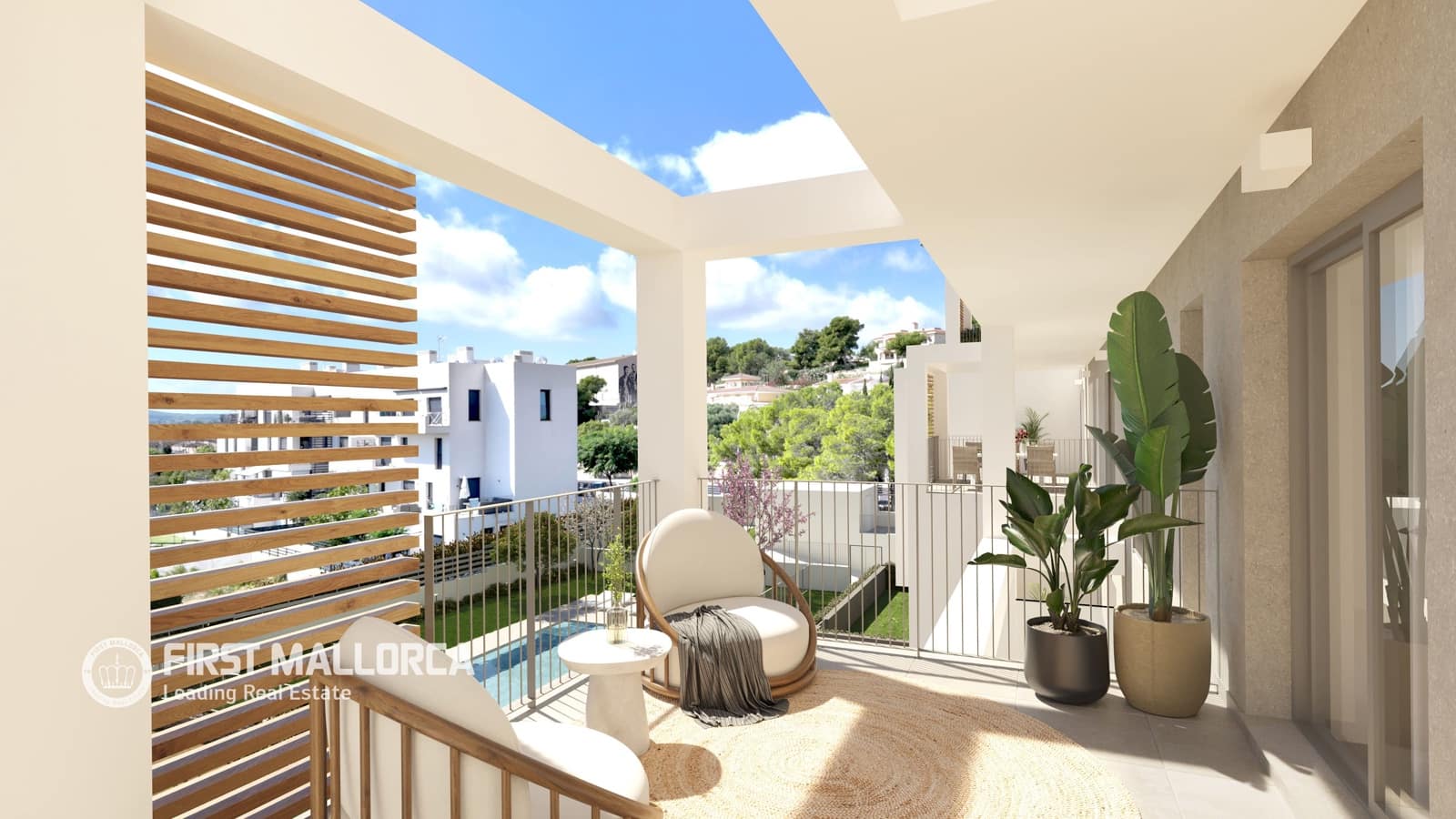 Apartamento de 3 habitaciones en Magalluf en alquiler con piscina garaje - 3.500 € (Ref: 10035772)