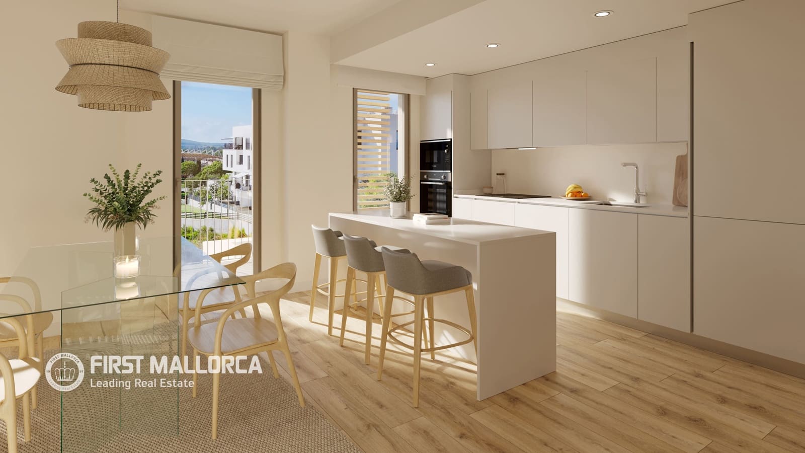 Apartamento de 3 habitaciones en Magalluf en alquiler con piscina garaje - 3.500 € (Ref: 10035772)