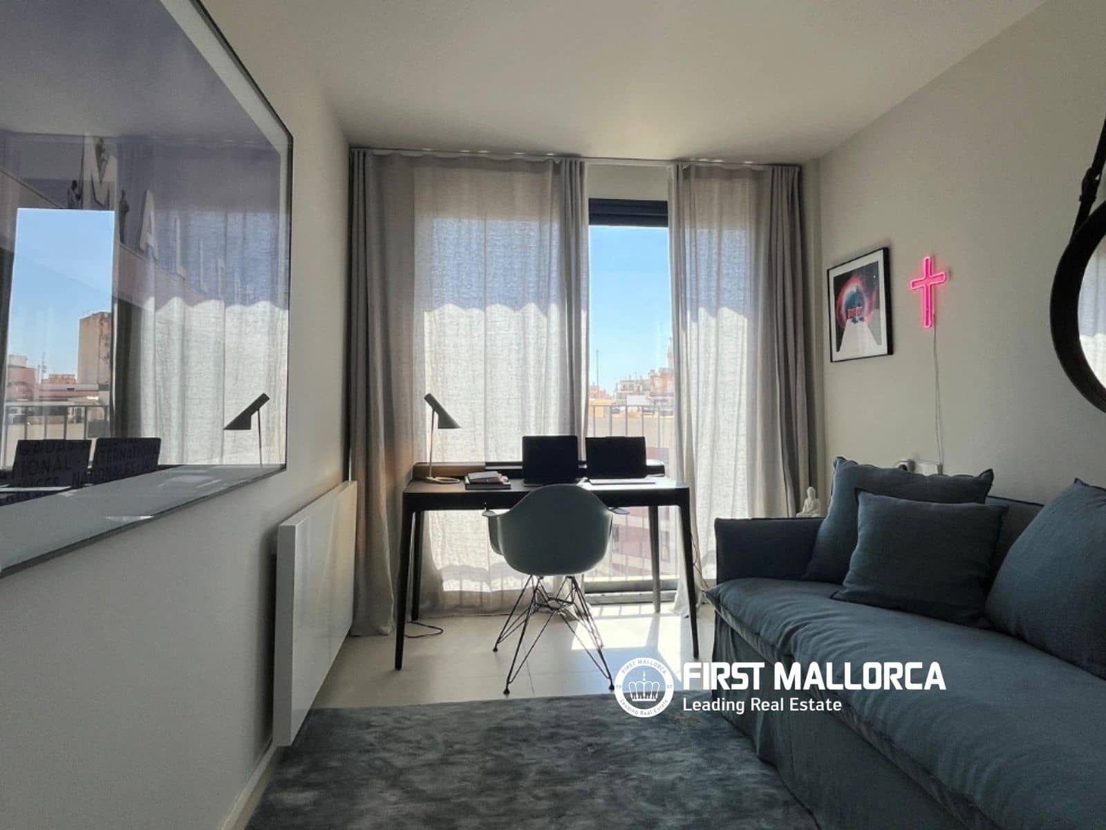 2 soveværelse Penthouse til leje i Palma de Mallorca med garage - € 3.500 (Ref: 10085265)