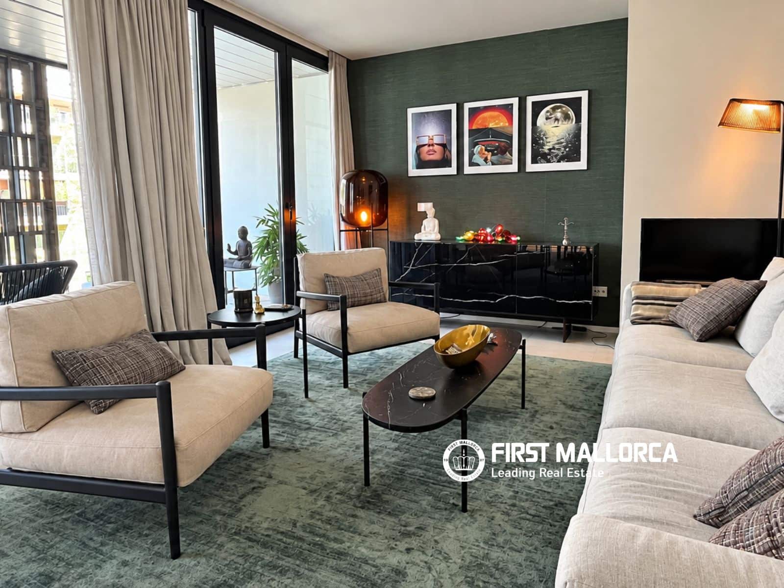 2 soveværelse Penthouse til leje i Palma de Mallorca med garage - € 3.500 (Ref: 10085265)