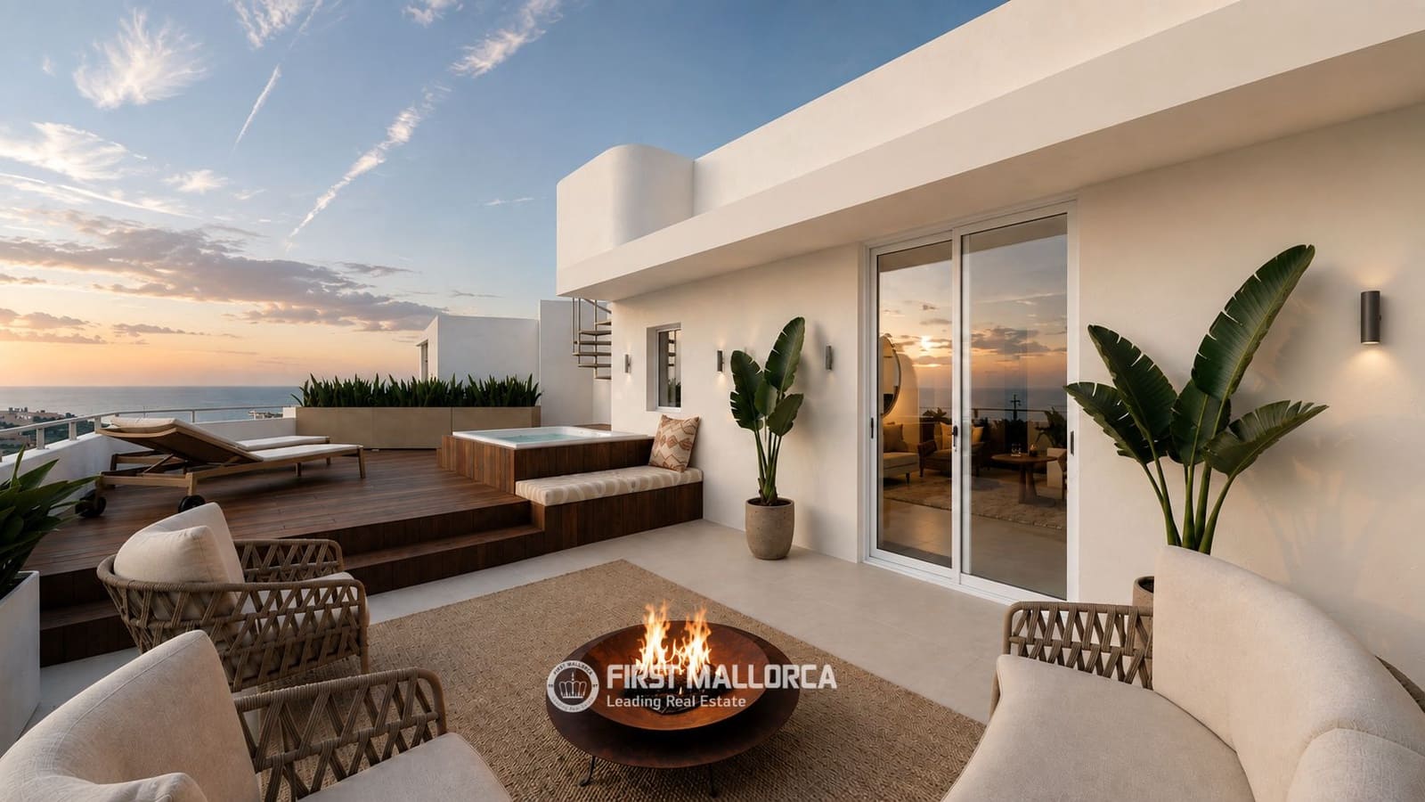 2 soveværelse Penthouse til salg i Palma de Mallorca med garage - € 1.490.000 (Ref: 10154301)