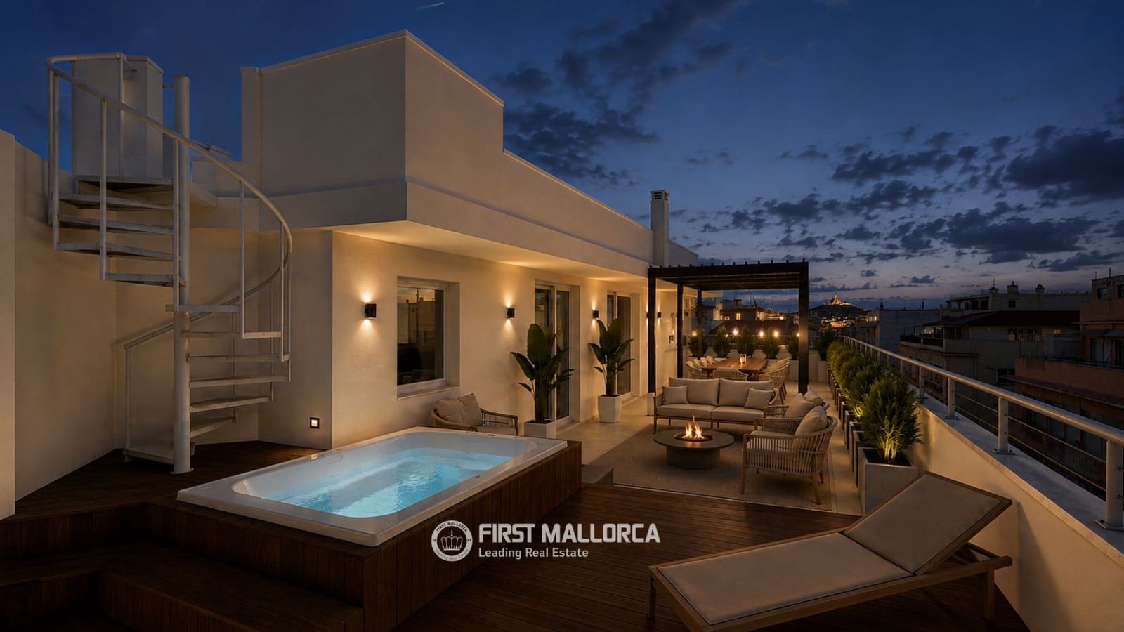 2 soveværelse Penthouse til salg i Palma de Mallorca med garage - € 1.490.000 (Ref: 10154301)