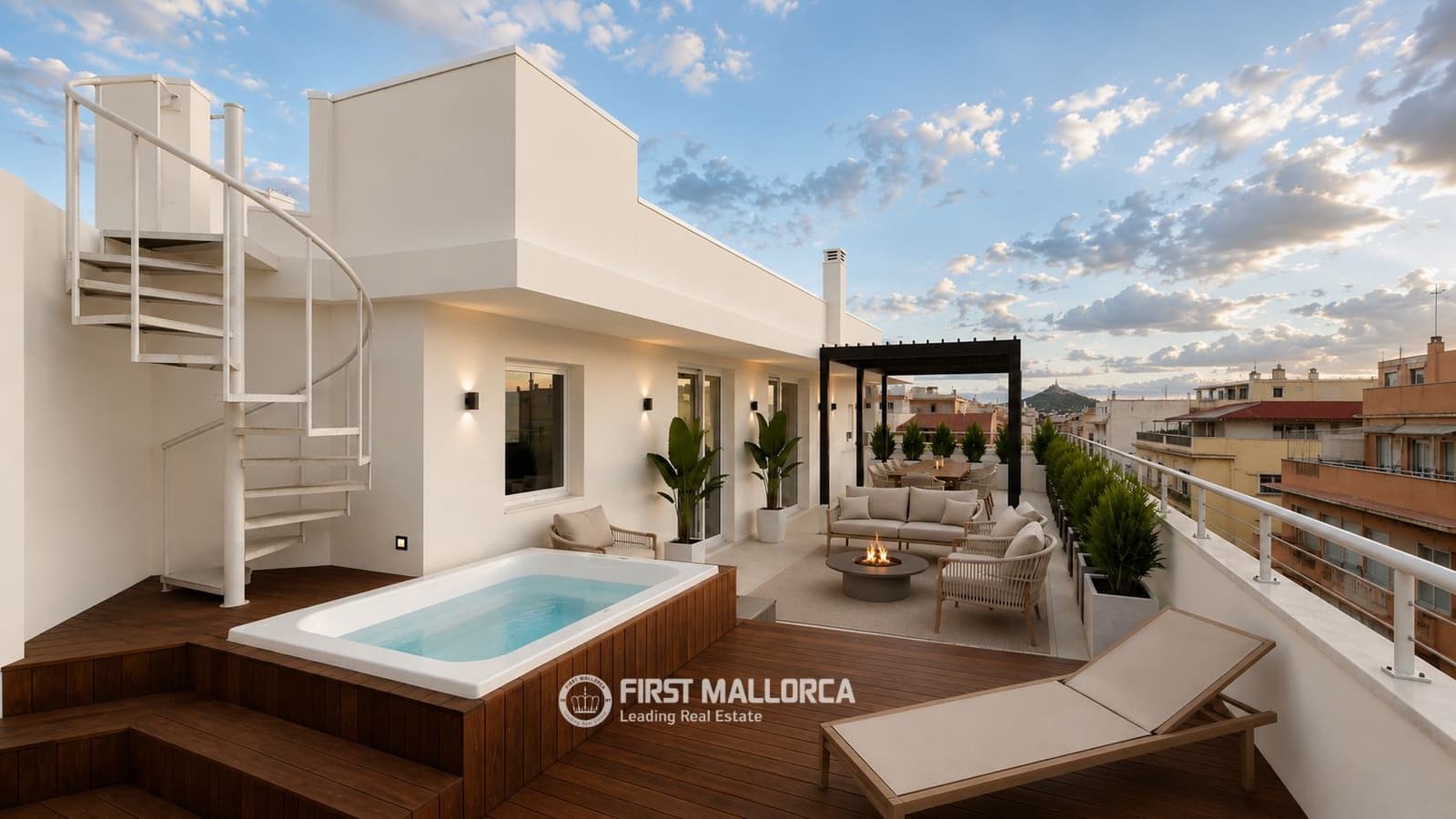 2 soveværelse Penthouse til salg i Palma de Mallorca med garage - € 1.490.000 (Ref: 10154301)
