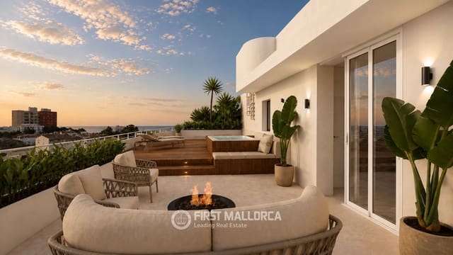 2 soveværelse Penthouse til salg i Es Molinar / El Molinar, Palma de Mallorca med garage - € 1.490.000 (Ref: 10154301)