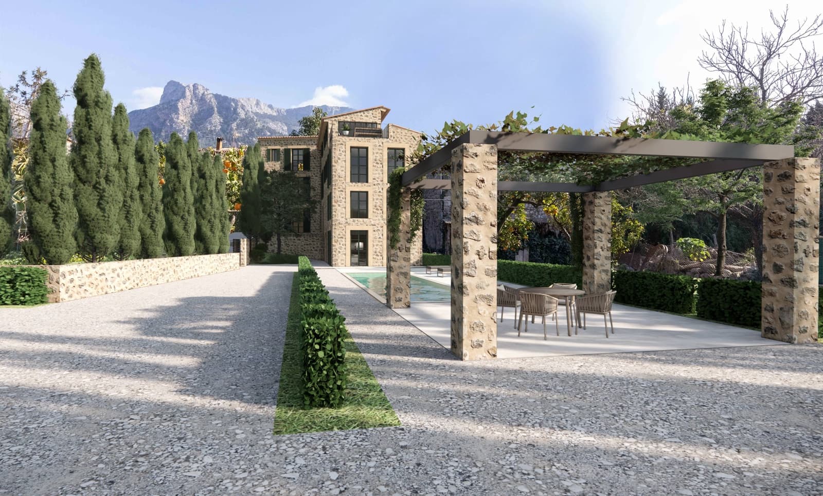 5 soveværelse Finca/Landehus til salg i Soller med swimmingpool garage - € 1.380.500 (Ref: 7517745)