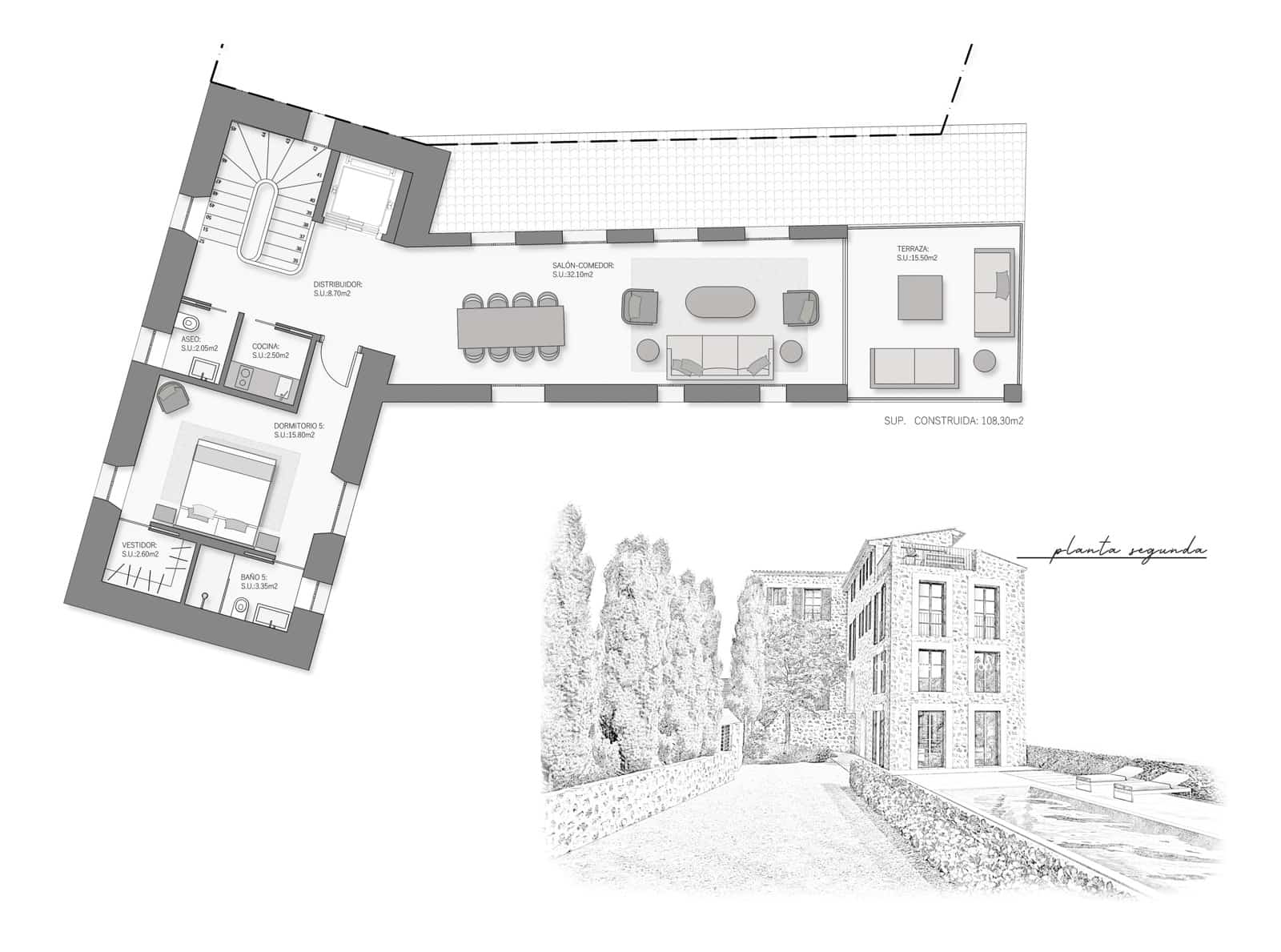 5 soveværelse Finca/Landehus til salg i Soller med swimmingpool garage - € 1.380.500 (Ref: 7517745)