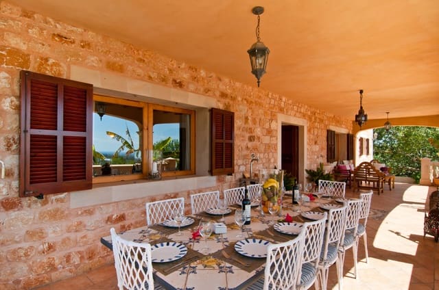 6 sovrum Finca/Hus på landet att hyra i Santanyí med pool garage - 8 000 € (Ref: 7810087)