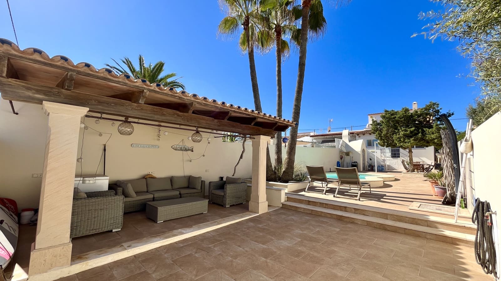 4 Zimmer Doppelhaus zu vermieten in Cala Llombards mit Pool Garage - 2.300 € (Ref: 7822941)