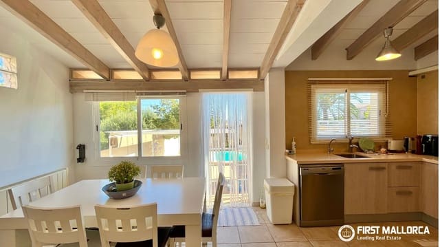 4 soveværelse Semi-Rækkehus til leje i Cala Llombards, Santanyí med swimmingpool garage - € 2.300 (Ref: 7822941)