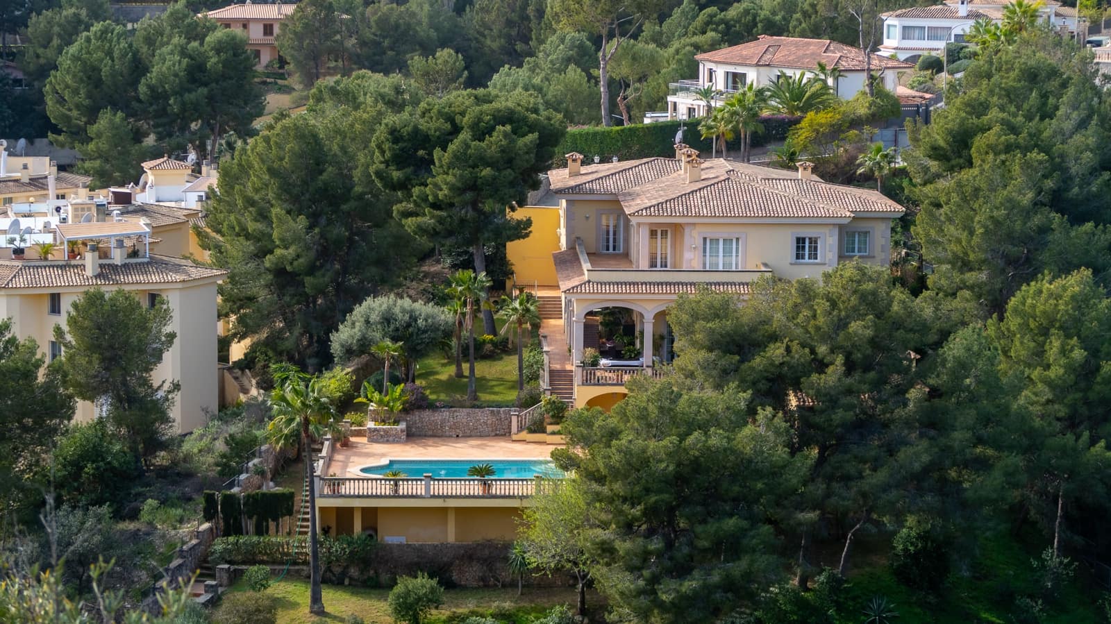 7 makuuhuone Huvila myytävänä paikassa Bendinat mukana uima-altaan 
autotalli - 4 400 000 € (Ref: 7827158)