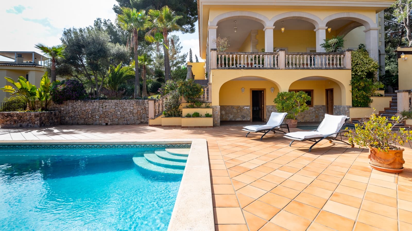 7 makuuhuone Huvila myytävänä paikassa Bendinat mukana uima-altaan 
autotalli - 4 400 000 € (Ref: 7827158)