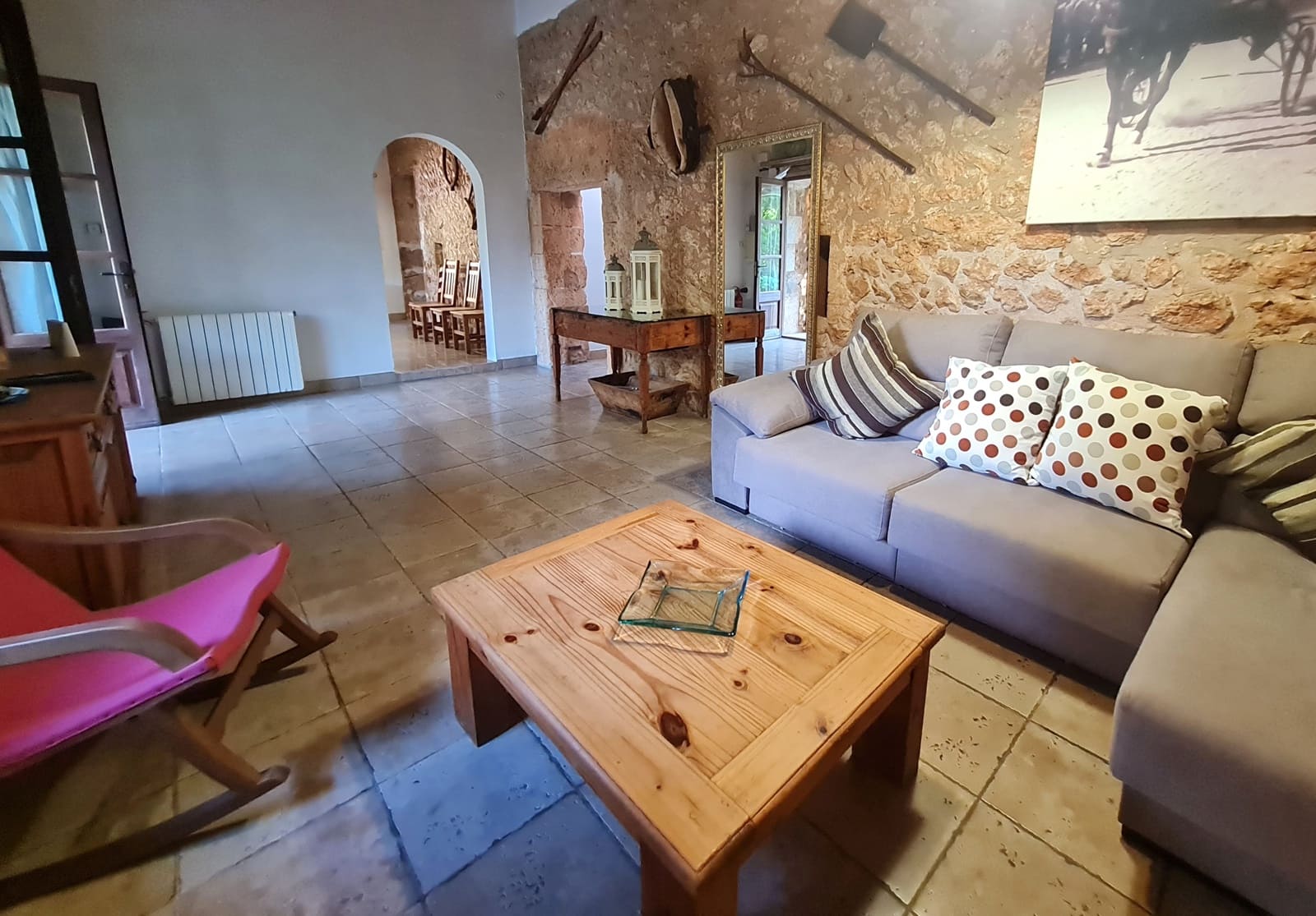 Finca/Maison de Campagne de 4 chambres à louer à Llucmajor avec piscine garage - 3 200 € (Ref: 7846394)