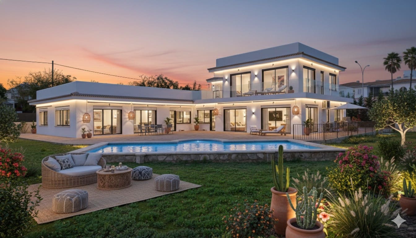 6 sypialnia Willa na sprzedaż w Santa Ponsa z basenem garażem - 2 600 000 € (Ref: 8038911)