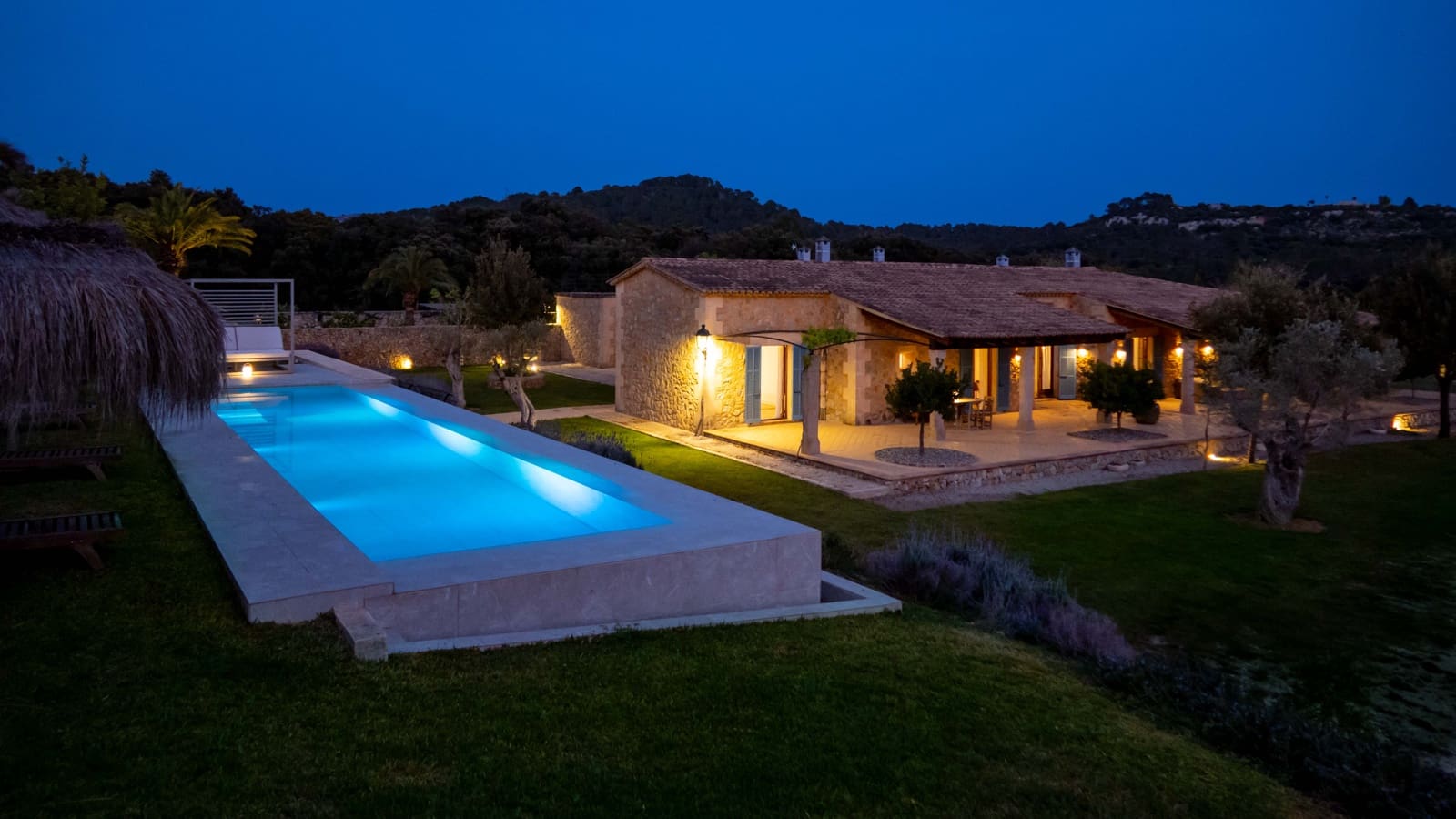 5 soveværelse Finca/Landehus til leje i Pollensa / Pollenca med swimmingpool garage - € 10.000 (Ref: 8223885)