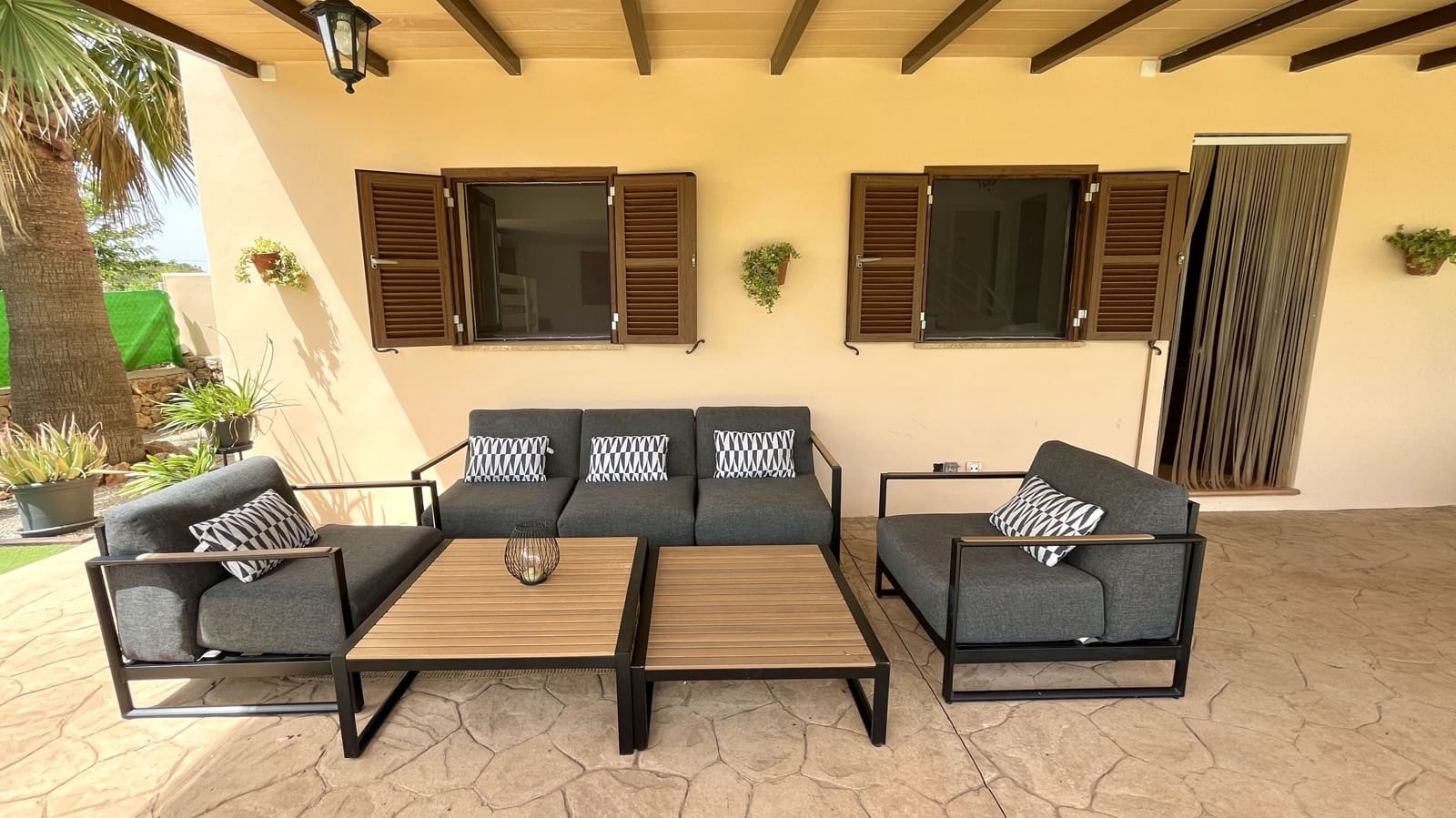 Villa/Maison Semi-Mitoyenne de 1 chambre à louer à Algaida avec piscine garage - 1 680 € (Ref: 8382051)