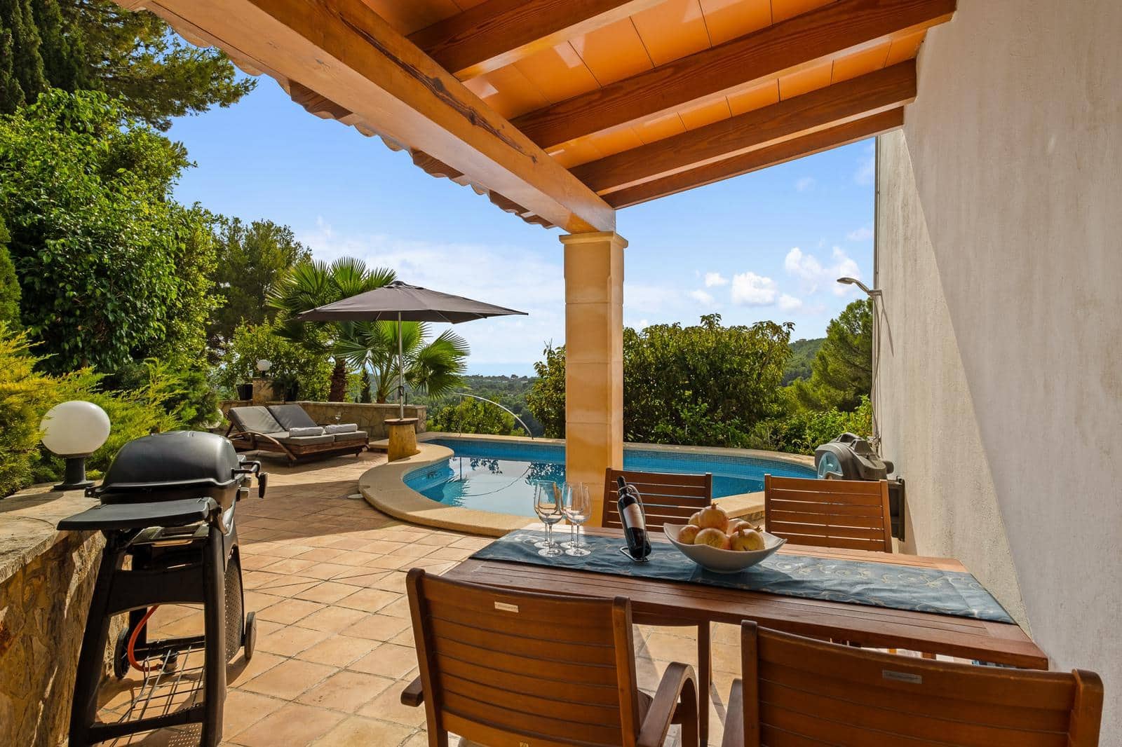 4 sypialnia Willa do wynajęcia w Bendinat z basenem garażem - 28 000 € (Ref: 8425547)