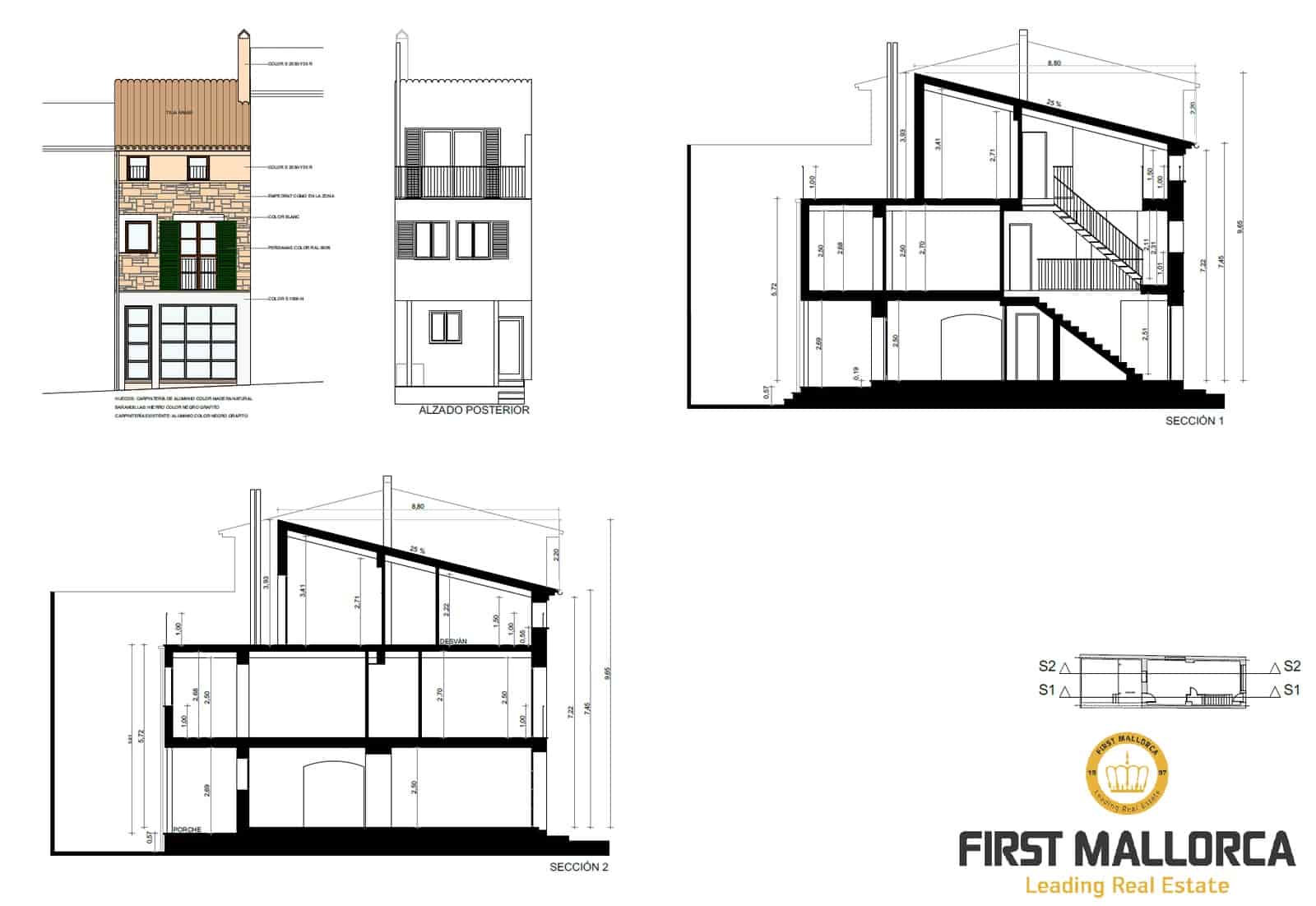 3 soveværelse Byhus til salg i Soller med garage - € 780.000 (Ref: 8459282)