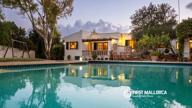 4 soveværelse Finca/Landehus til salg i Establiments, Palma de Mallorca med swimmingpool garage - € 1.995.000 (Ref: 8465954)