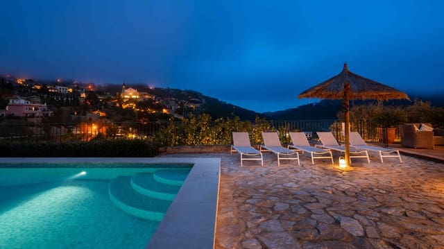 5 soveværelse Byhus til salg i Galilea, Puigpunyent med swimmingpool garage - € 1.990.000 (Ref: 8894238)