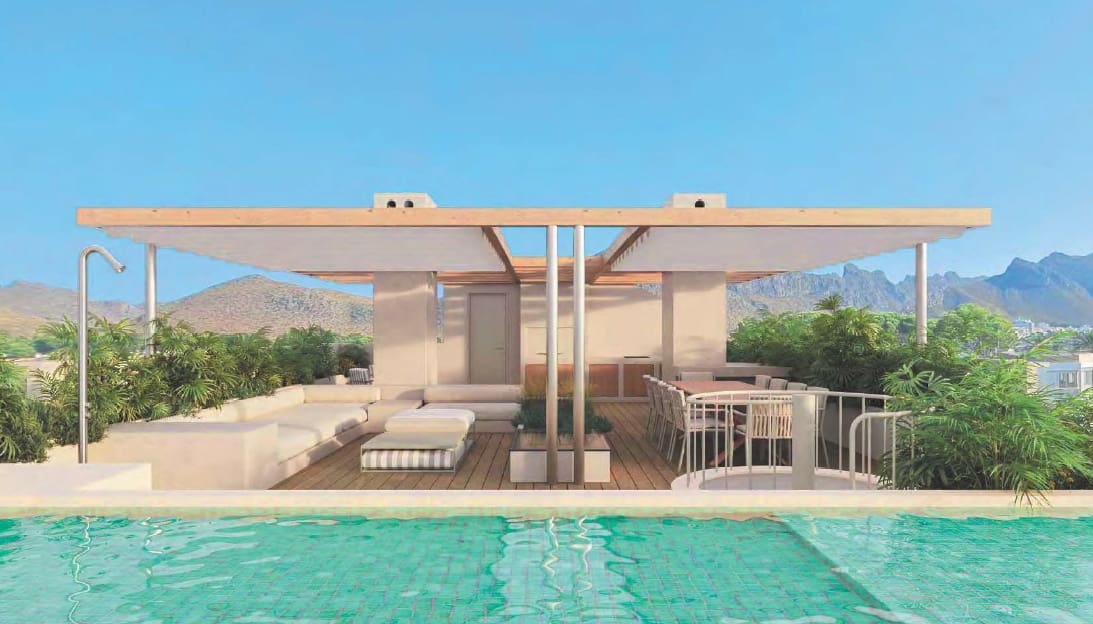 4 soveværelse Penthouse til salg i Pollensa / Pollenca med swimmingpool - € 2.400.000 (Ref: 9310185)
