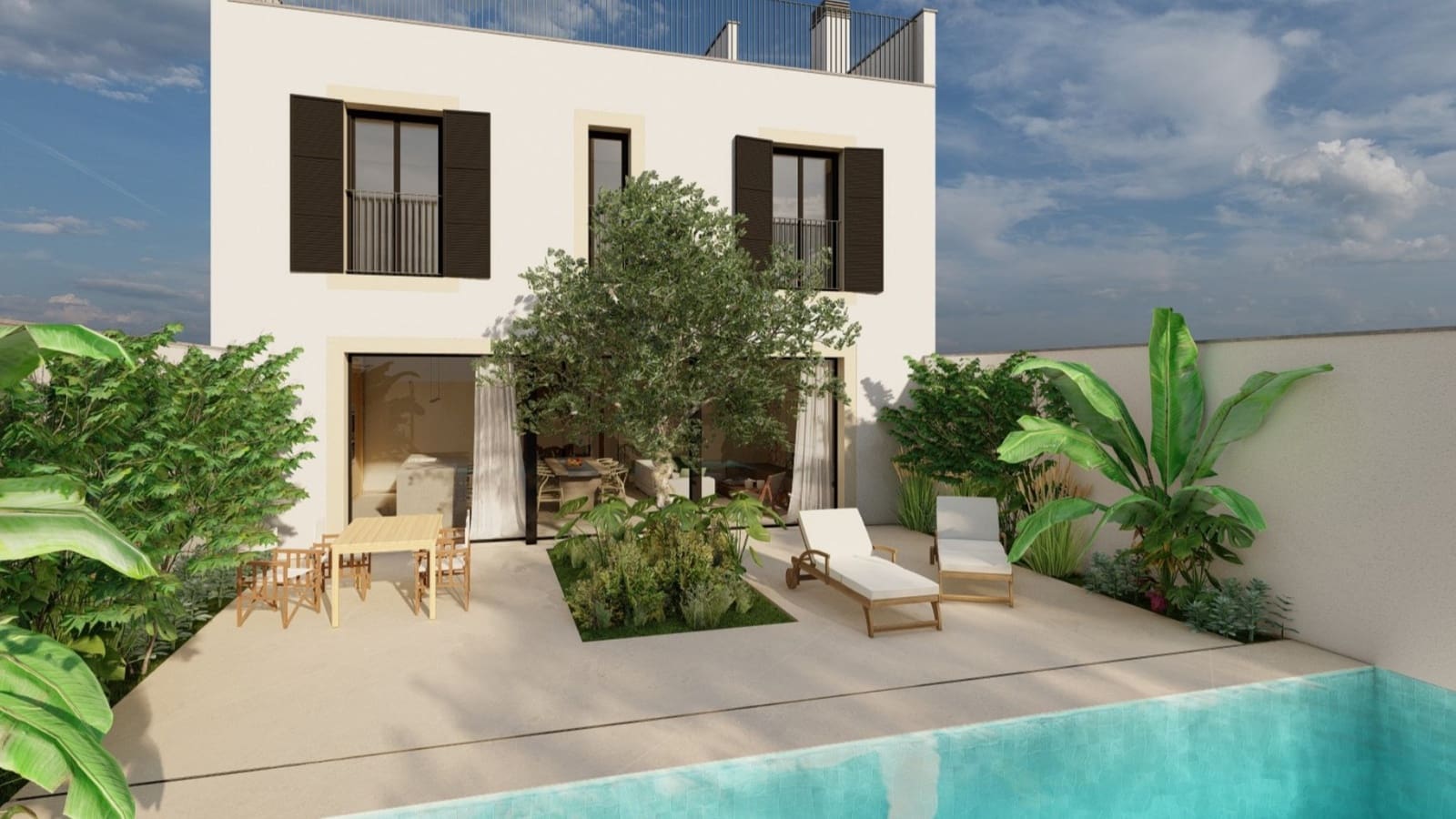 4 sypialnia Dom na sprzedaż w Ses Salines z basenem garażem - 2 500 000 € (Ref: 9312017)