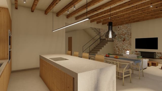 4 soveværelse Byhus til salg i Ses Salines med swimmingpool garage - € 2.500.000 (Ref: 9312017)