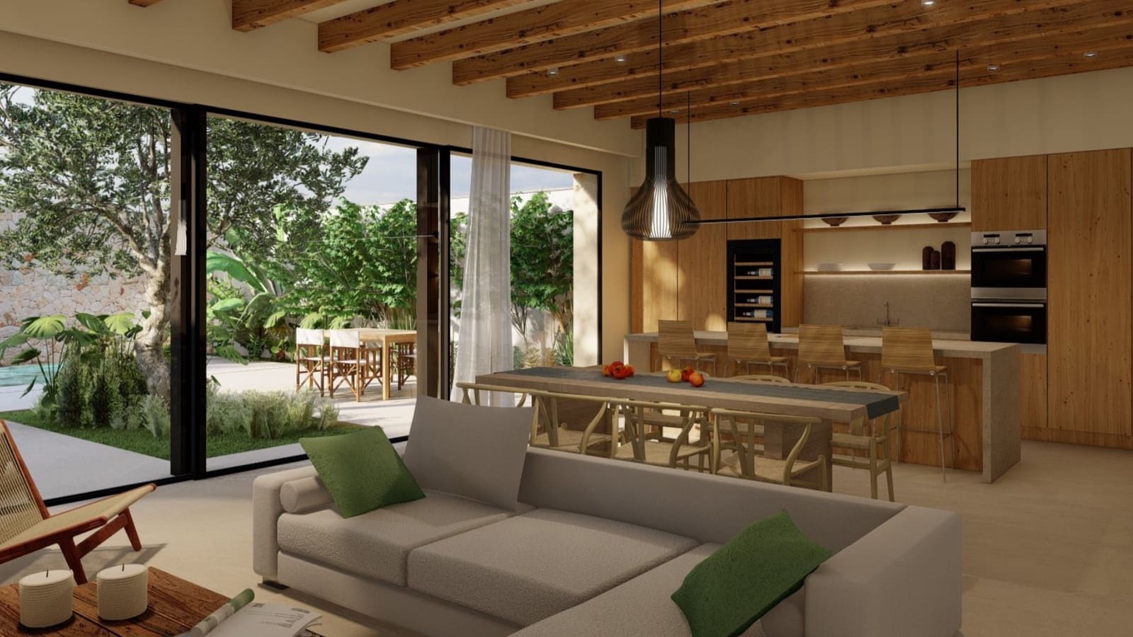 4 sypialnia Dom na sprzedaż w Ses Salines z basenem garażem - 2 500 000 € (Ref: 9312017)