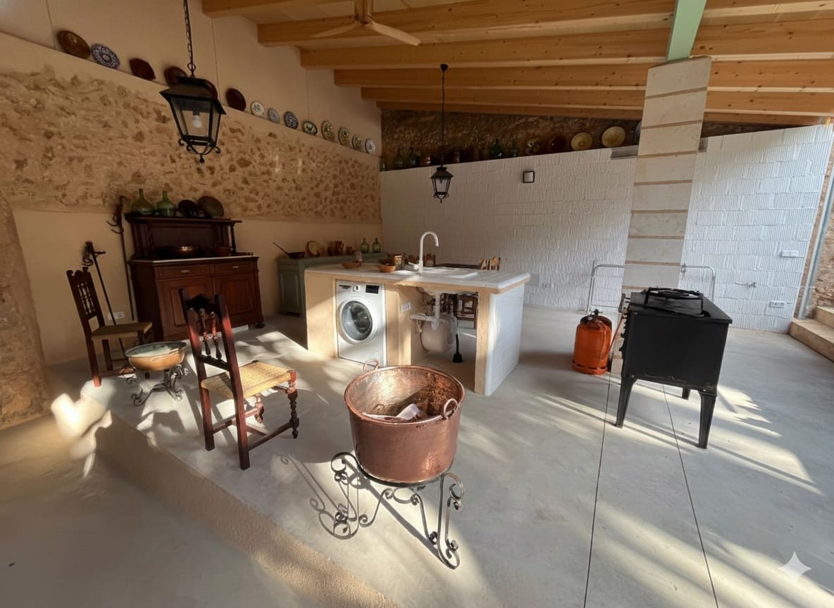 4 bedroom Villa for rent in Sencelles with pool garage - € 4,000 (Ref: 9380159)