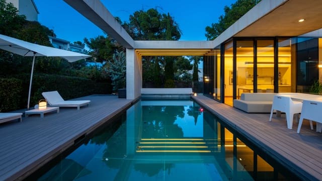 Chalet de 4 habitaciones en Costa d'en Blanes, Calvià en venta con piscina garaje - 4.190.000 € (Ref: 9490862)