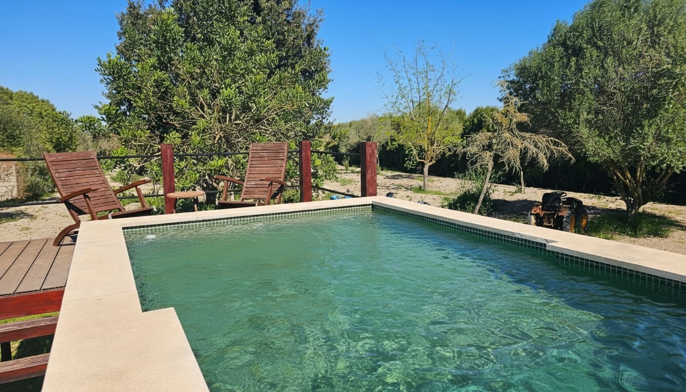 1 Zimmer Finca/Landgut zu vermieten in Montuiri mit Pool Garage - 1.700 € (Ref: 9539720)