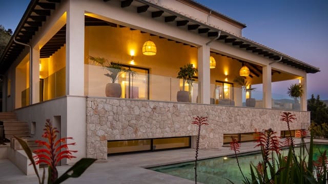 4 sypialnia Dom na sprzedaż w Palmanyola, Bunyola z basenem garażem - 6 300 000 € (Ref: 9581349)