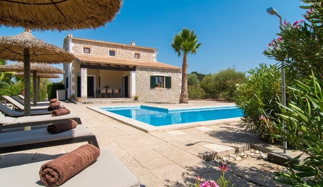 Finca/Maison de Campagne de 5 chambres à louer à Algaida avec piscine garage - 3 500 € (Ref: 9646351)