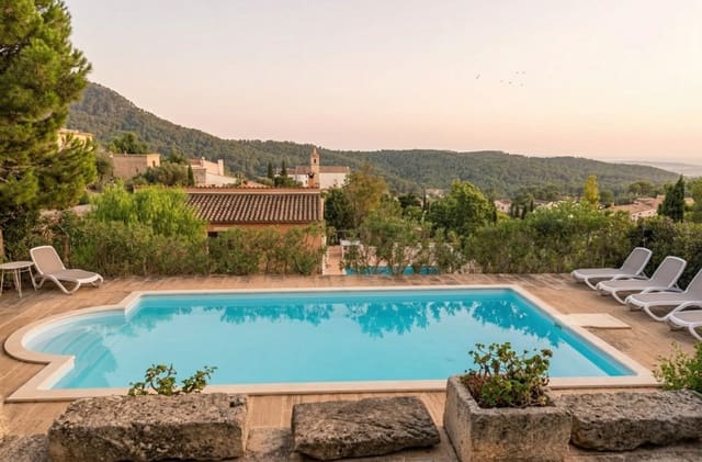 4 chambre Maison de Ville à vendre à Galilea, Puigpunyent avec piscine garage - 1 295 000 € (Ref: 9758111)