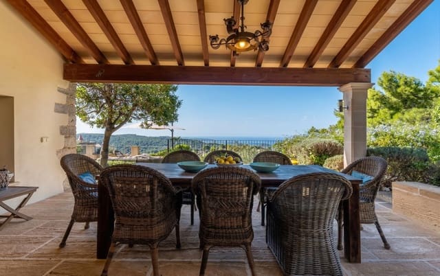 4 soveværelse Byhus til salg i Galilea, Puigpunyent med swimmingpool garage - € 1.295.000 (Ref: 9758111)